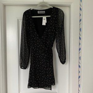 Abercrombie & Fitch floral wrap dress